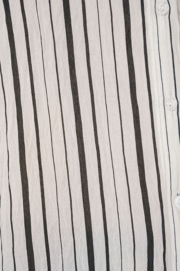 BDART Çizgili Poplin Gömlek - 5