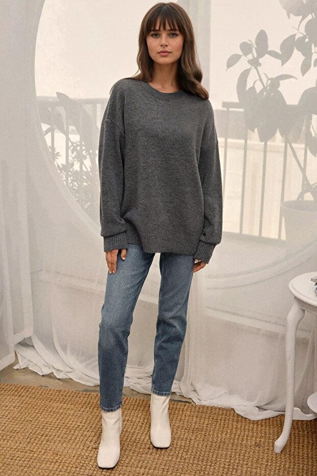 Rahat Bisiklet Yaka Triko Kazak - 4