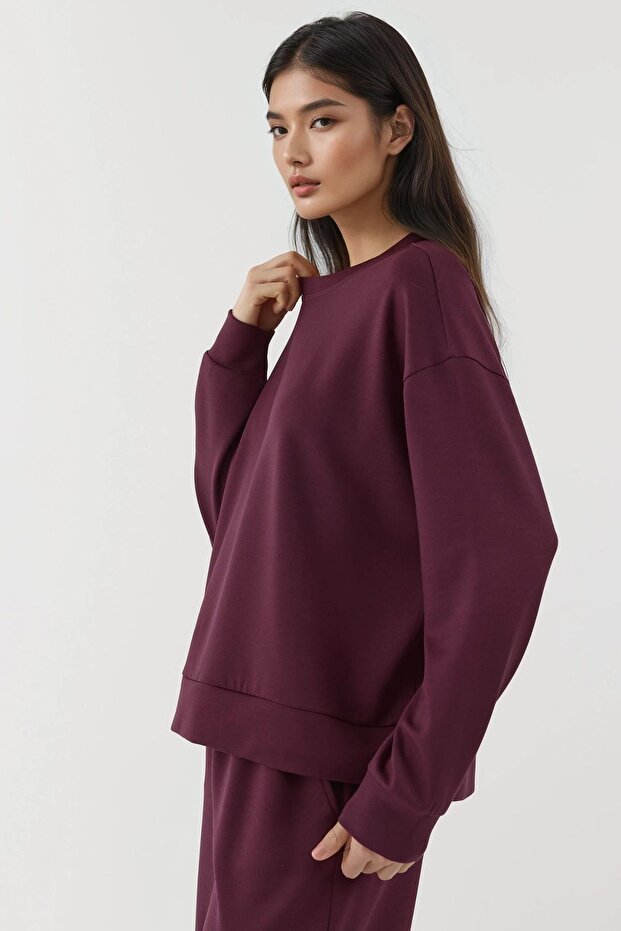 Modal Touch Basic Sweatshirt - 2