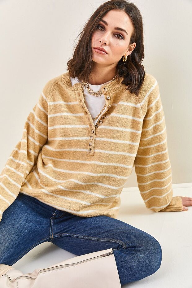 LUCCI Pulover Triko e Butonenca - 2