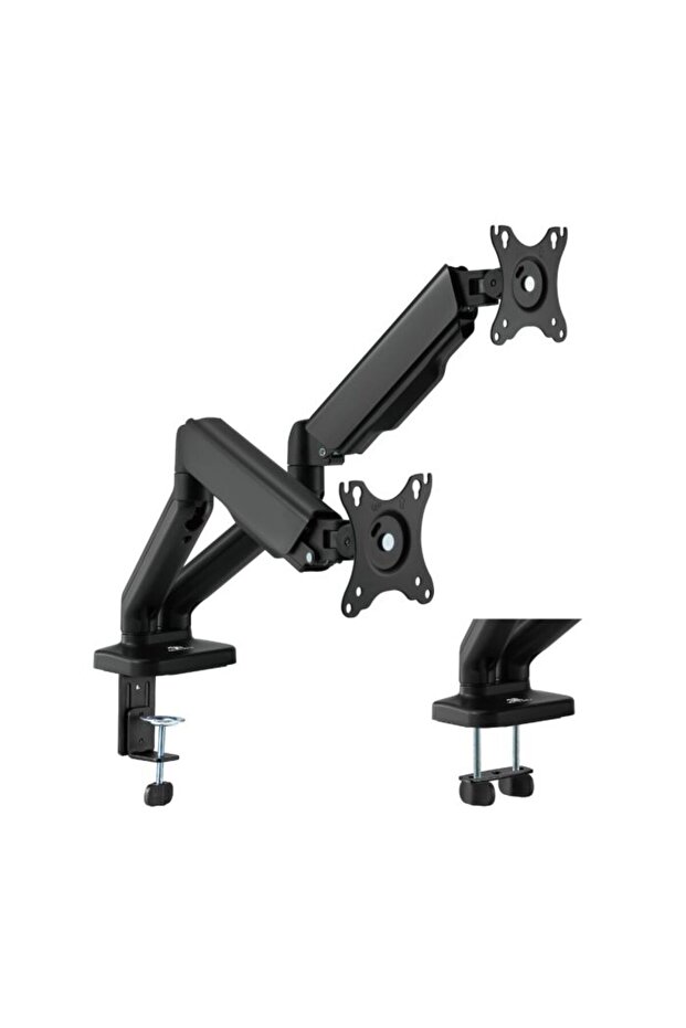 Pivot Core Dual Monitor Arm - Black