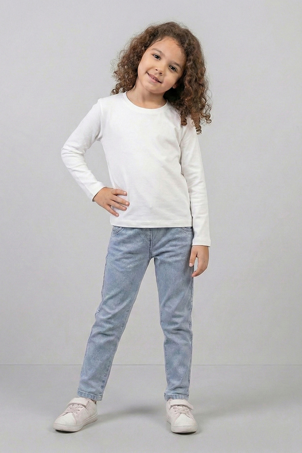 Kız Çocuk Basic LYC Sweat - 6
