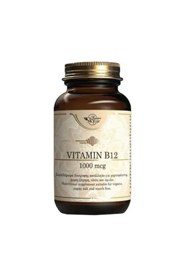 1000mcg Vitamin B12 Supplement - sugar free, salt free, starch free