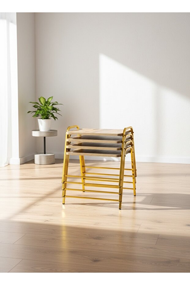 4'LÜ TEPSİ MODEL MODERN SEHPA - 3