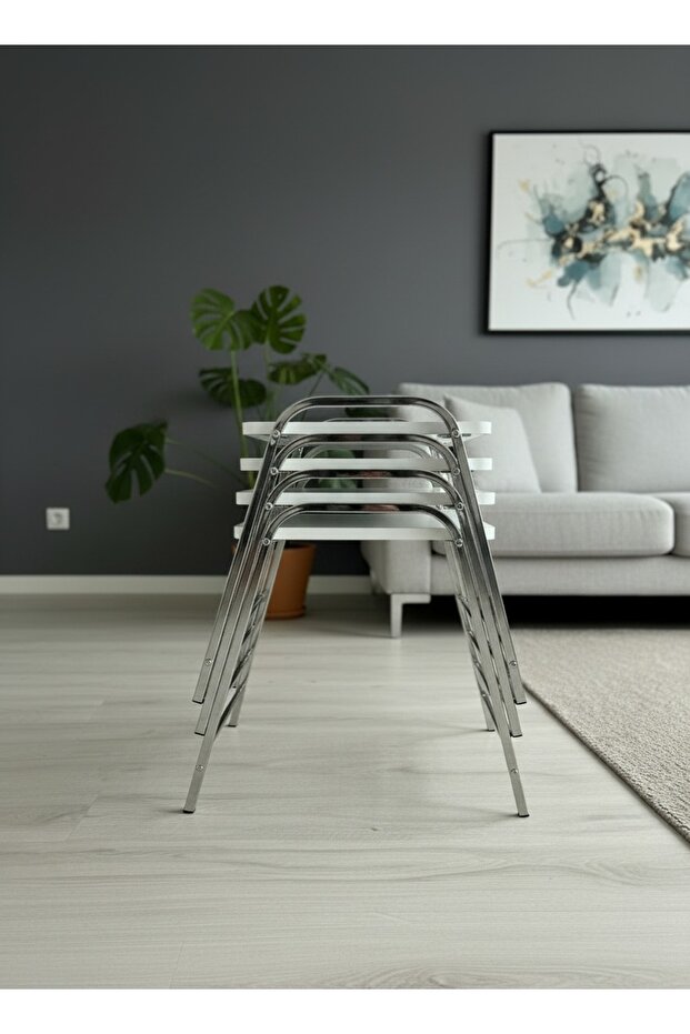 4'LÜ TEPSİ MODEL MODERN SEHPA - 3