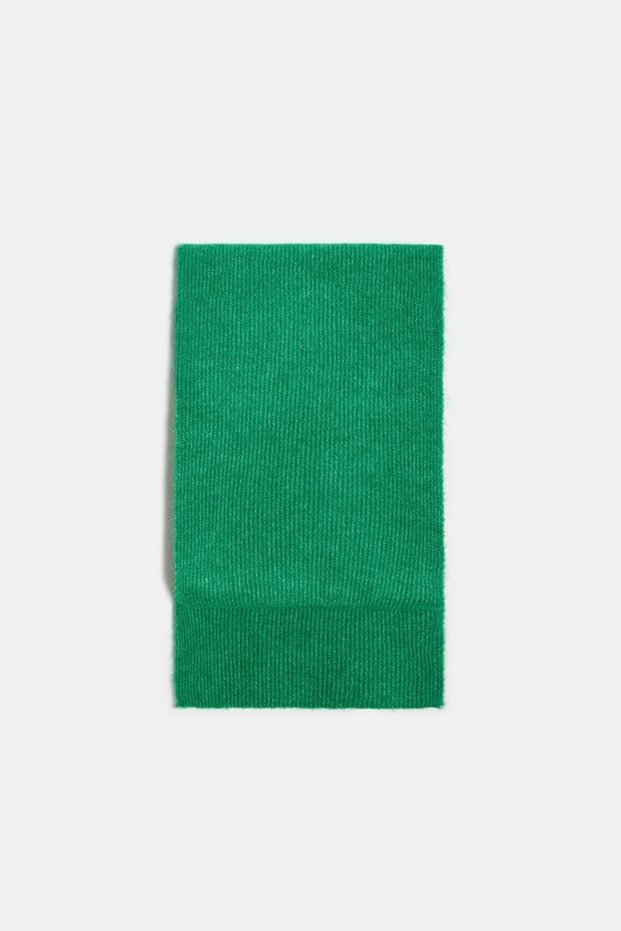 Women's Puffy Soft Textured Knitwear Scarf Aw25At0002