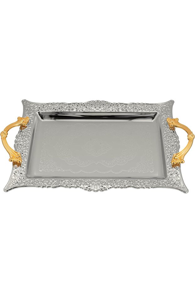Rectangular Serving Tray with Side Handles from - 4