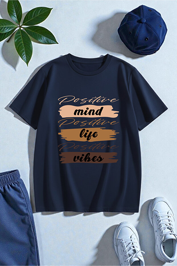 تيشيرت بتصميم مطبوع من Mind Life Vibes للجنسين