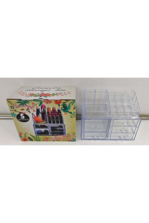 Premium Cosmetic Storage Organizer with Clear Design High-quality acrylic makeup organizer that allo