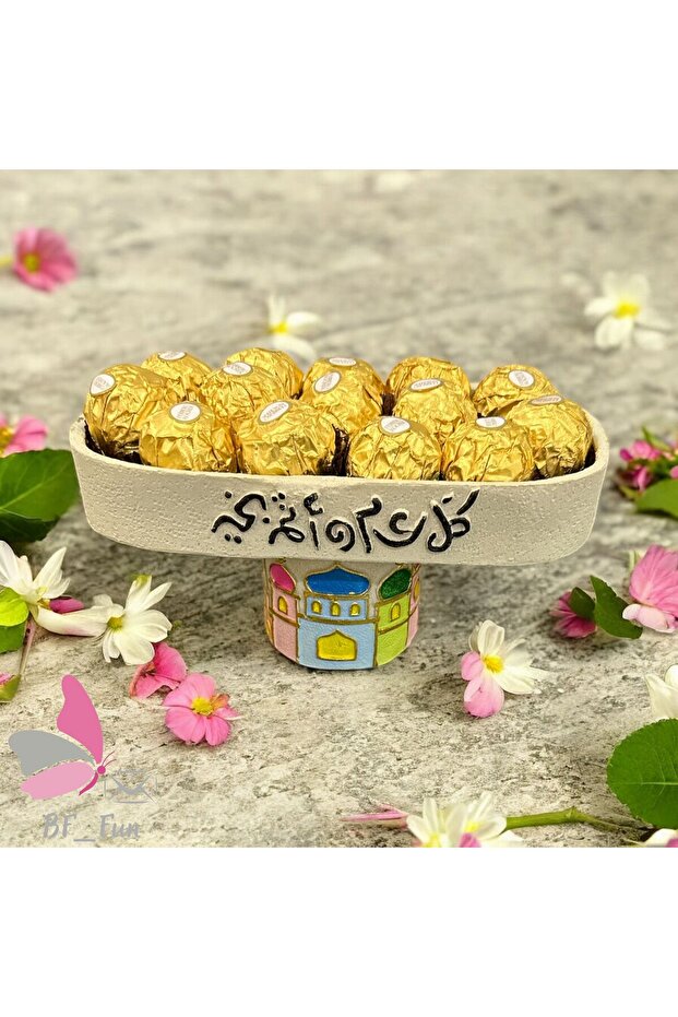 طبق تمر بتصميم رمضاني - 1