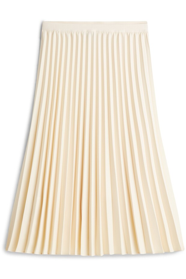 FLUID PLEATED PULL ON MIDI SKIRT - 2