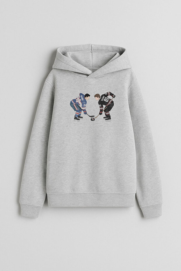 Rozanov 81 Hollander 24 Heated Rivalry Series Printed Gray Hooded Sweatshirt Hoodie