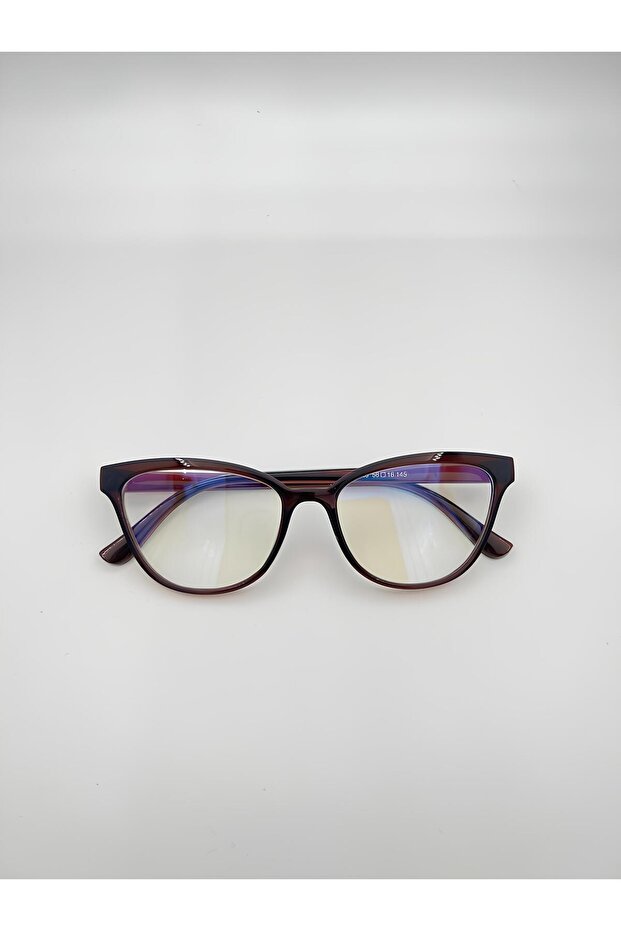 Bumble Brown Women's Cateye Blue Light Protected Glasses with Changeable Optical Glass | 56 Subordinates
