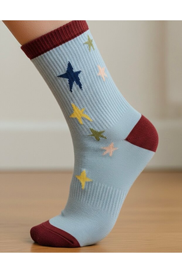 Yıldızlı Mavi Çorao - 2