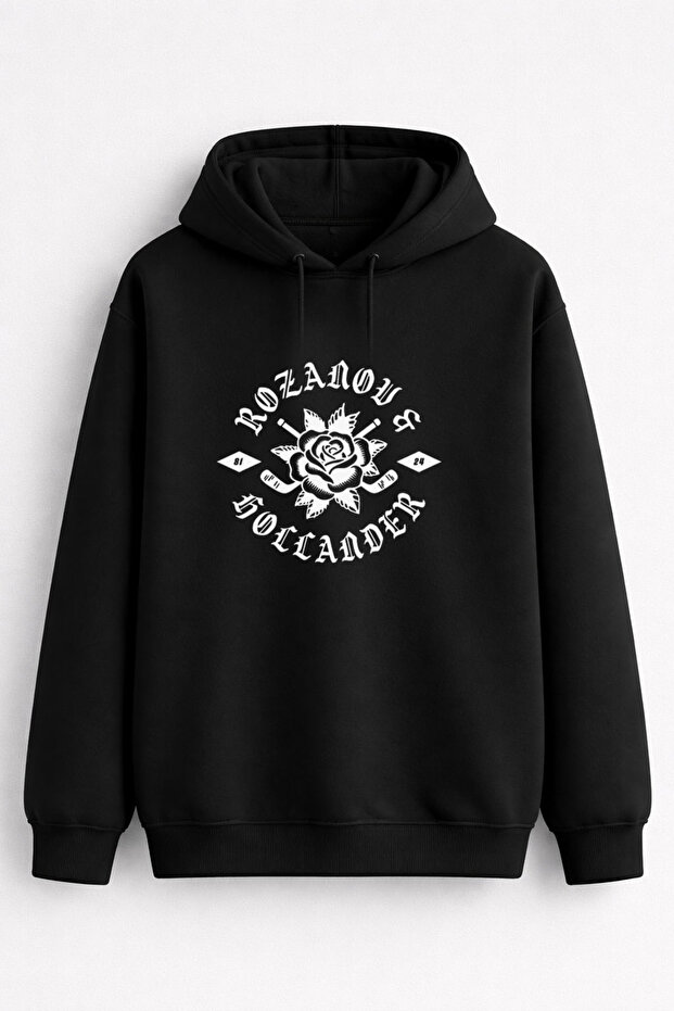 Rozanov 81 Hollander 24 Heated Rivalry Series Printed Black Hooded Sweatshirt Hoodie