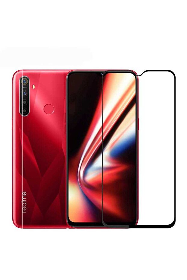 واقي شاشة زجاجي مقاوم للكسر من Realme C3 Zore - أسود