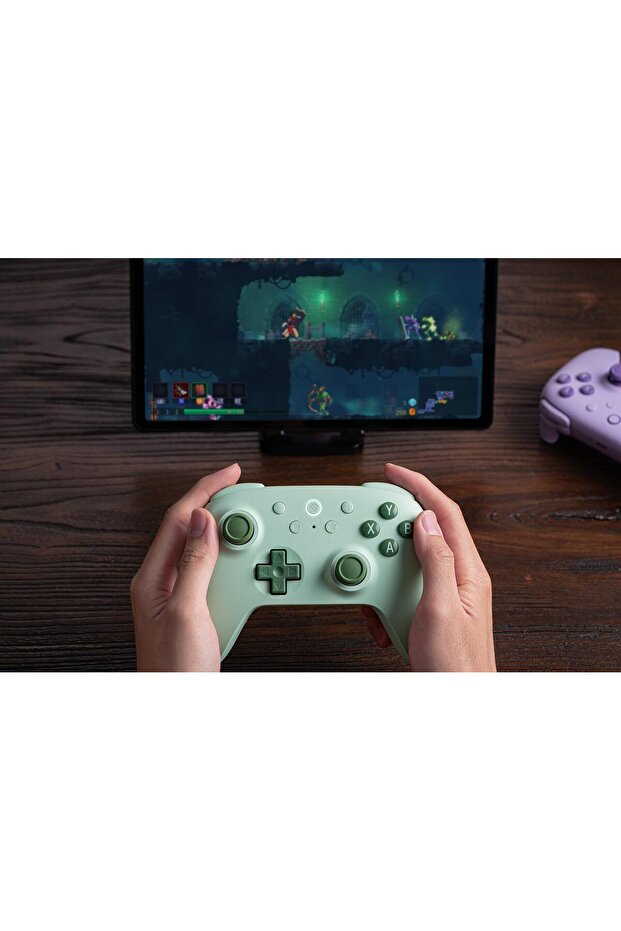 وحدة تحكم لاسلكية 8Bitdo Ultimate 2C لأجهزة الكمبيوتر التي تعمل بنظامي التشغيل Windows وAndroid، بمعدل استجابة 1000 هرتز، وحساسية هول. - 7