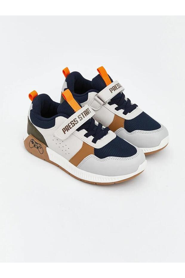Lace-Up and Velcro Baby Boy Sports Shoes (S6)