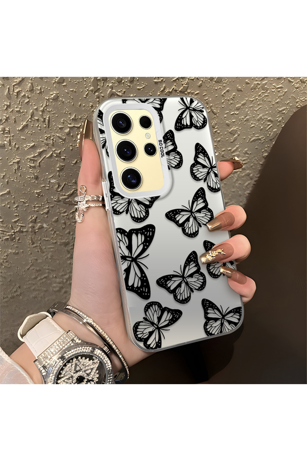 Samsung Galaxy S24 Ultra Compatible, Stylish Butterfly Pattern, High-Quality Impact-Protective Phone Case