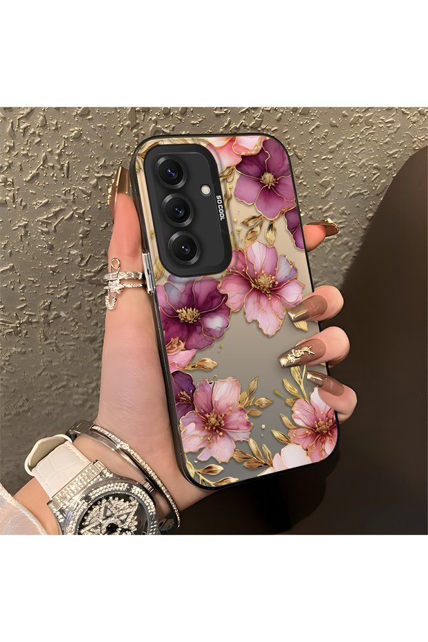 Samsung Galaxy A50/A50S/A30S Compatible, Lightweight Luxury Floral Print , Shock Protective Phone Case