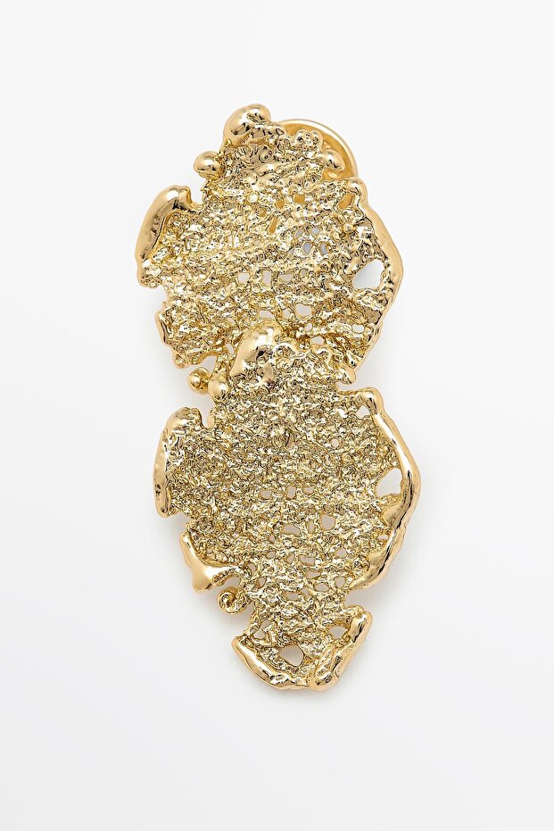 Soyut parçalı küpe - 4