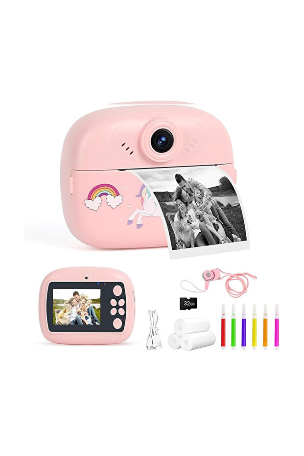 Kids Instant Print Camera with Thermal Printer