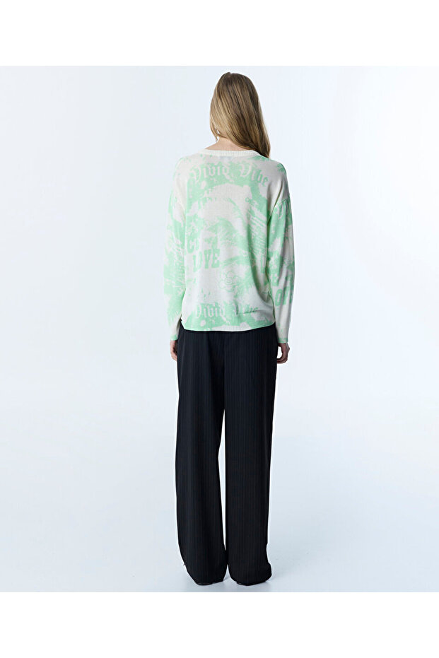 SLOGAN VE GÖRSEL BASKILI TRİKO - 6