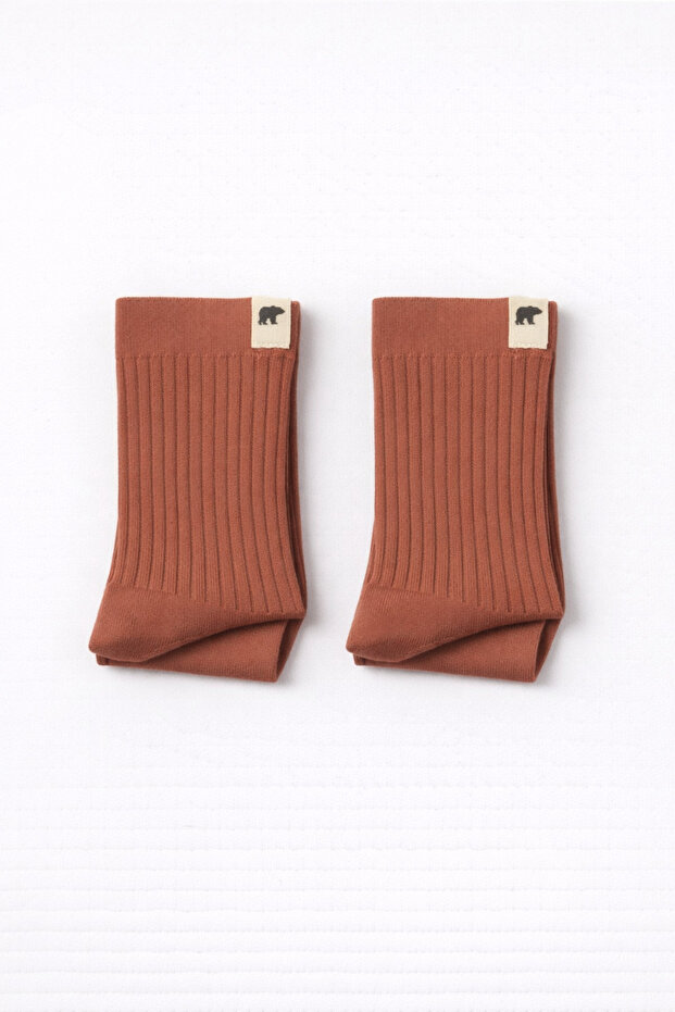 2 Adet Flake Tarçın Çorap - 2