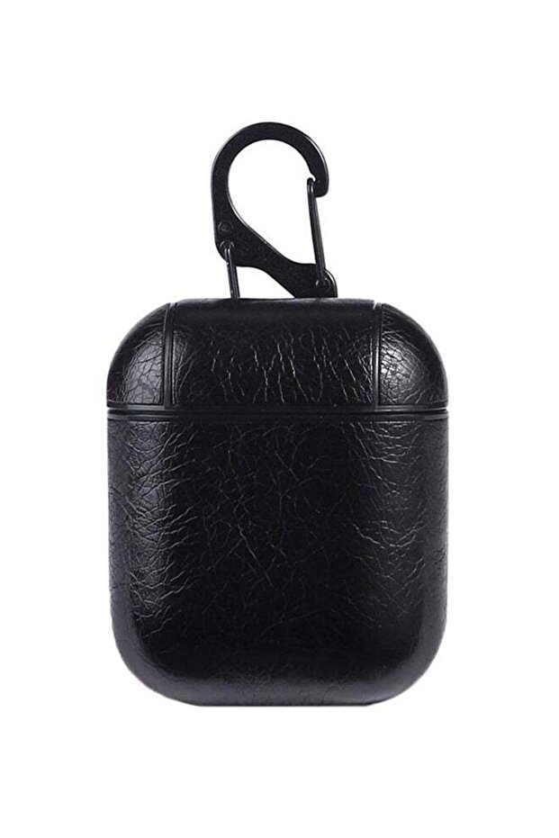 جراب حماية عام لسماعات AirPods باللون الأسود - 1