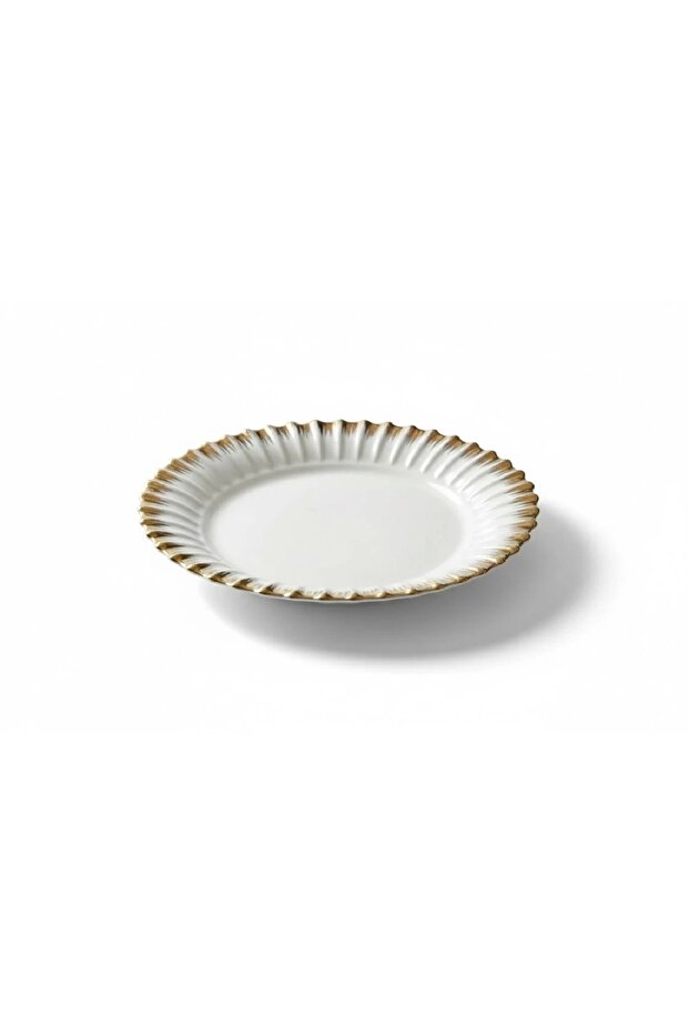 Line Gold Round Presentation Plate / Tableware / Round / Serving - 33 cm