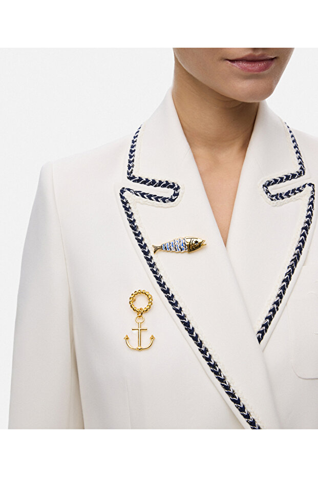 Marin temalı broş seti - 2