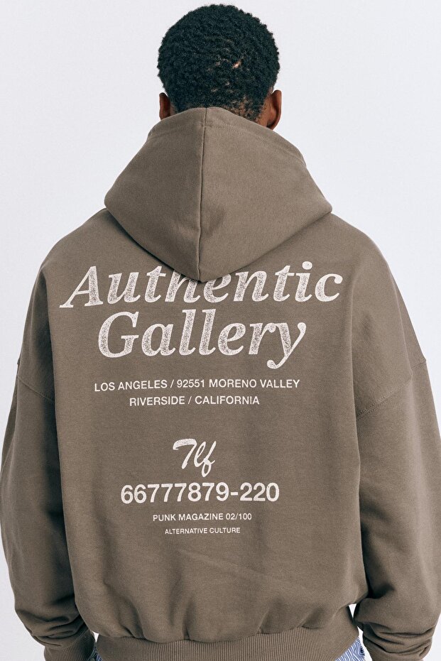 Kapüşonlu Authentic Gallery sweatshirt - 4