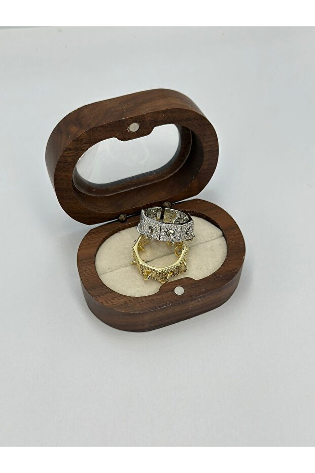 خاتم فضي قابل للتعديل بتفاصيل ساحرة - 1