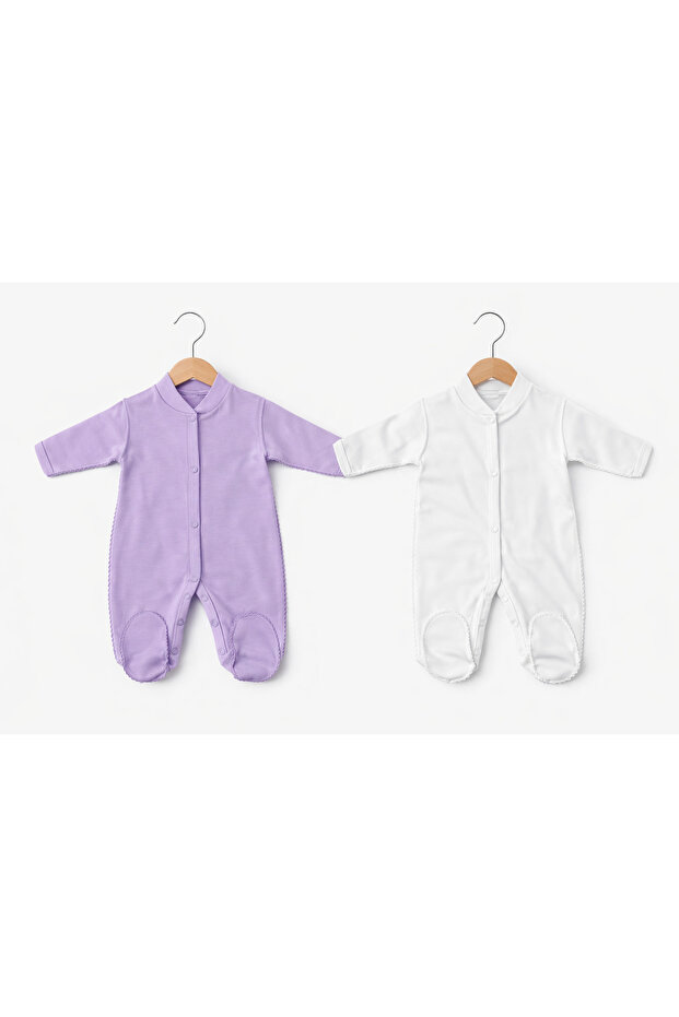 2-Piece Baby Romper with Gloves