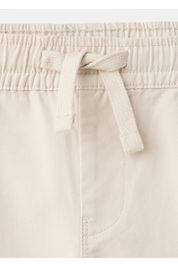 Pamuklu kargo pantolon - 4