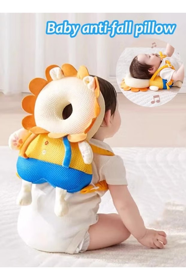 Baby Head Protection Backpack Children's Fall Protection Pillow, Adjustable Shoulder Strap