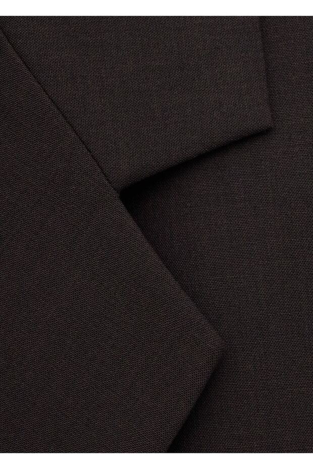 Çift düğmeli yün blazer ceket - 6