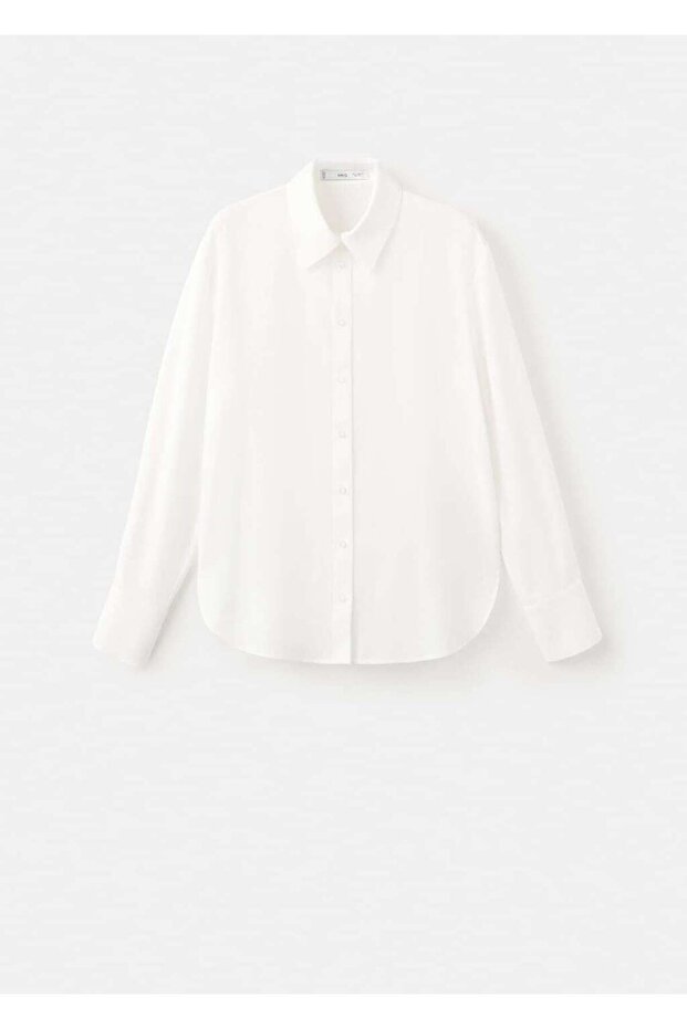 Lyocell düz kesim gömlek - 3