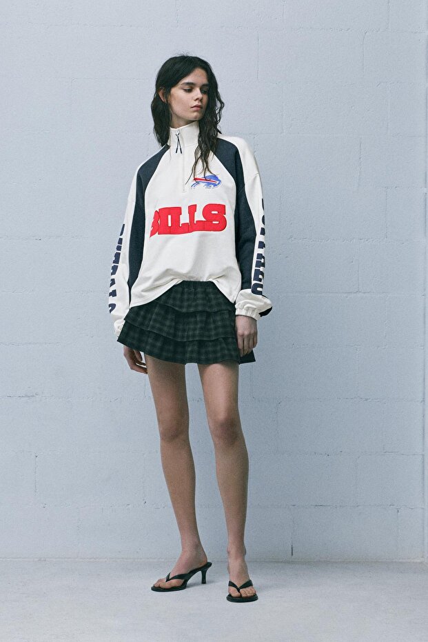 NFL fermuar yakalı sweatshirt - 3