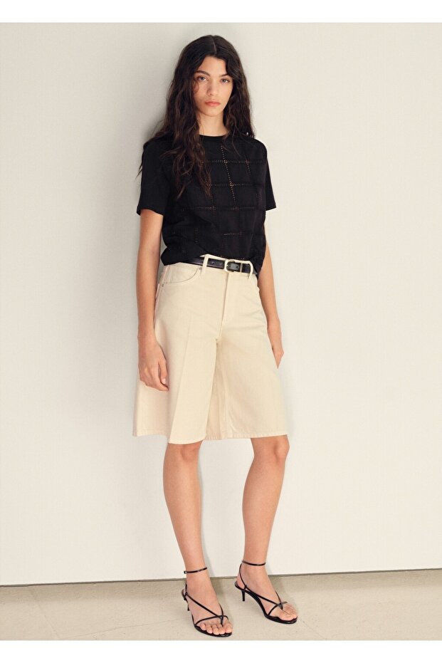 İşleme detaylı tişört - 2