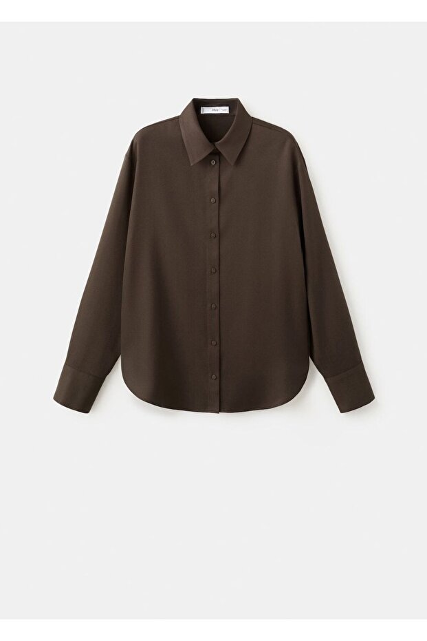 Lyocell düz kesim gömlek - 3