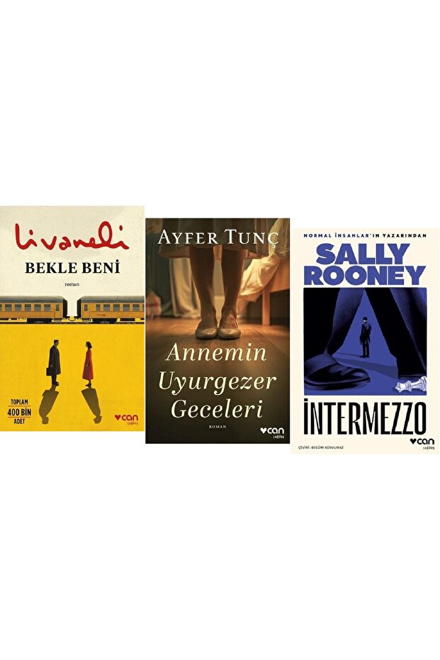 Bekle Beni + Annemin Uyurgezer Geceleri + İntermezzo / 3 Kitap Set