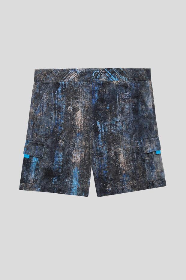 BG Store شورت للأولاد منقوش - 5