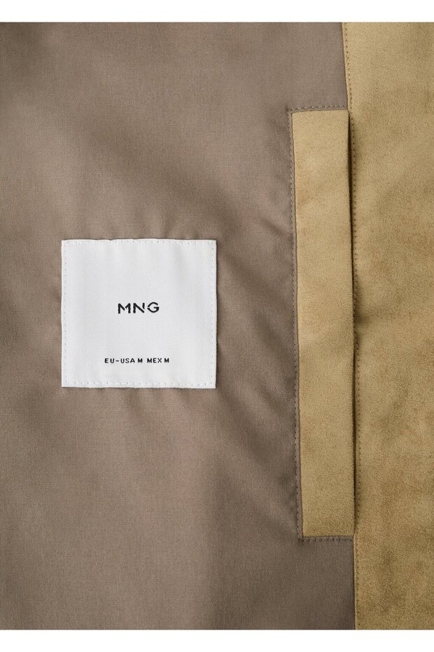 Suni süet biker ceket - 5