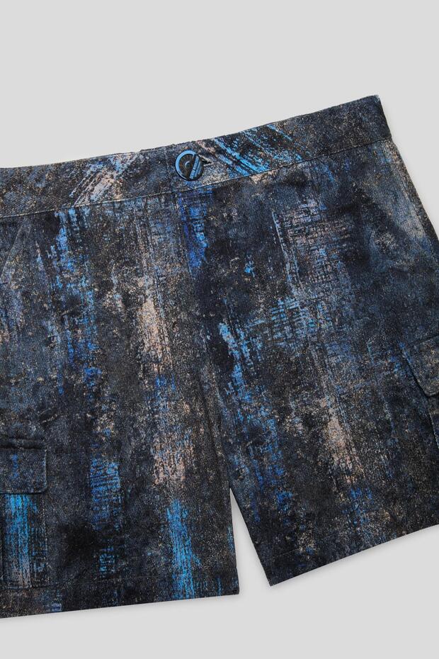 BG Store شورت للأولاد منقوش - 6