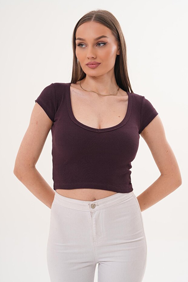 Women's V-Neck Camisole Crop - 260031