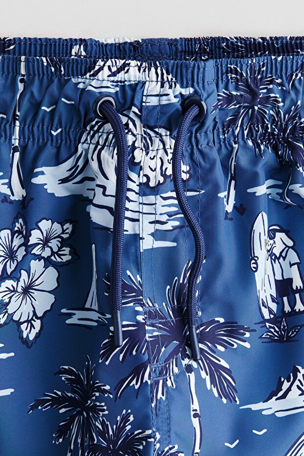 Baskılı Şort Mayo - 2