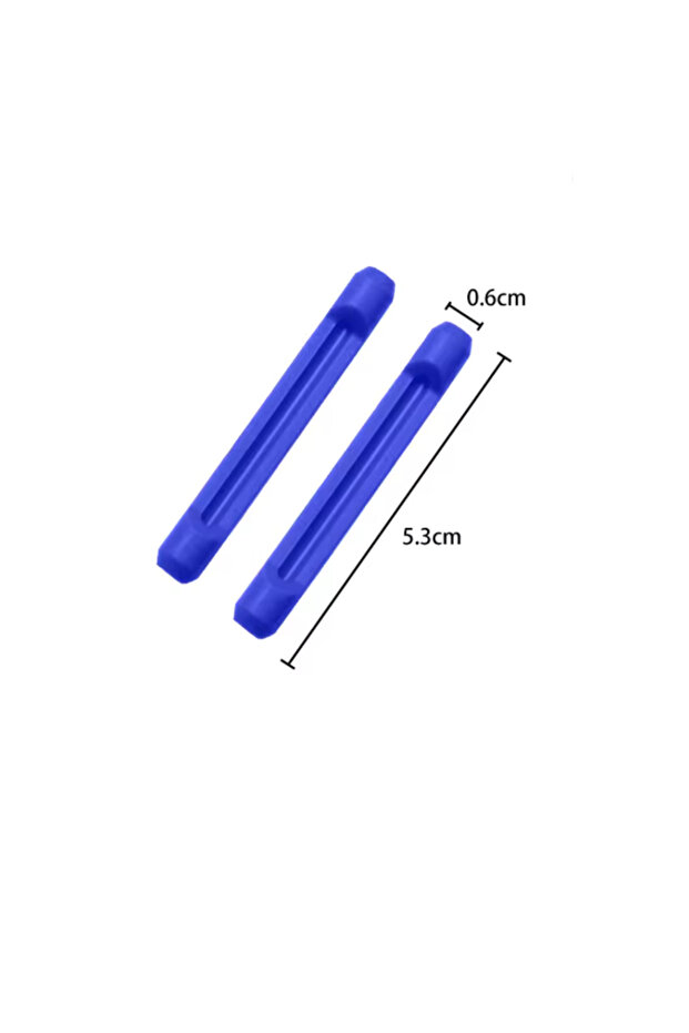 Silicone non-slip ear protector handle protection navy blue 1 pair