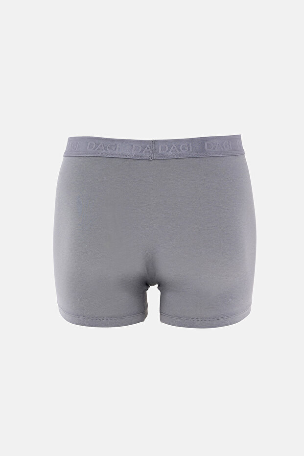 Gri Düz Micro Modal Boxer - 2