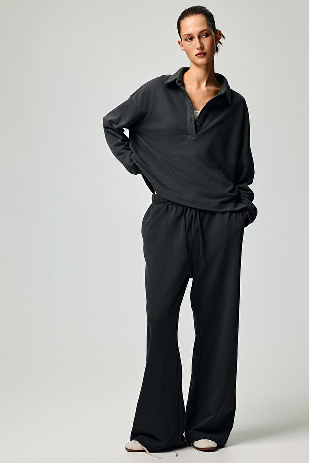 Yakalı Sweatshirt - 2